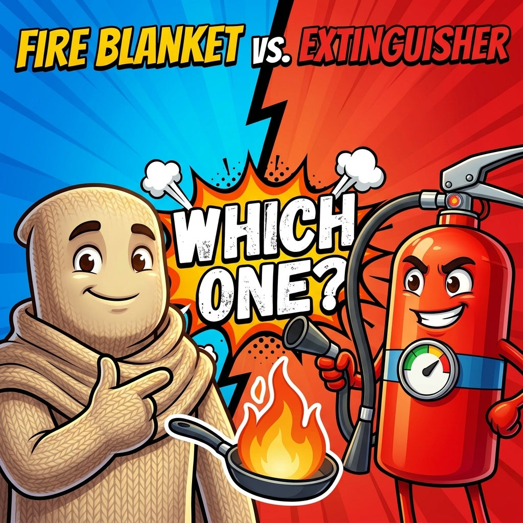 Fire Blanket vs. Fire Extinguisher: Quick Safety Guide