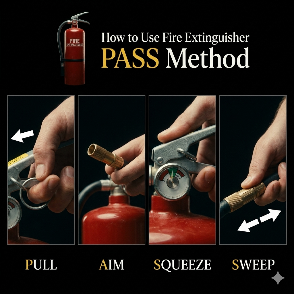 How to Use a Fire Extinguisher Properly - PASS Explained