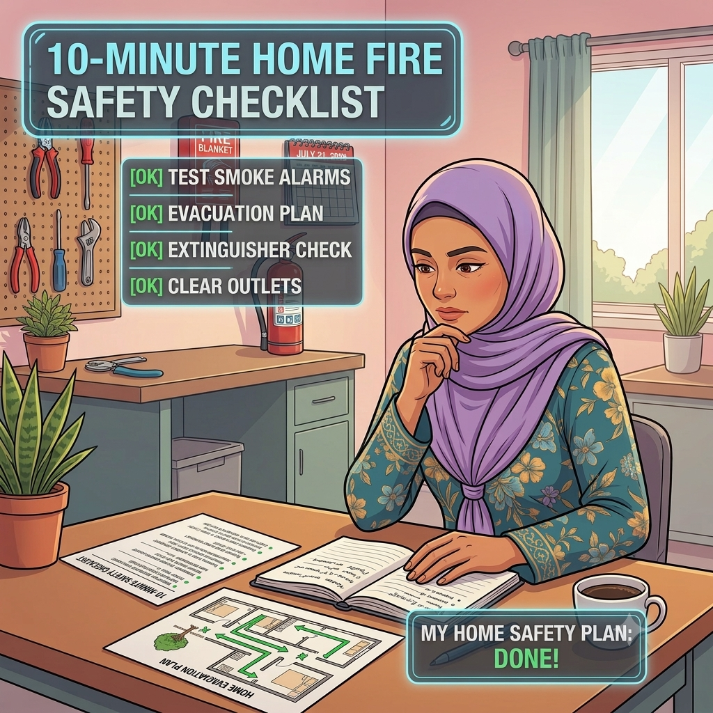 How to Make Your Home Fire Safe: A 10-Minute Safety Checklist