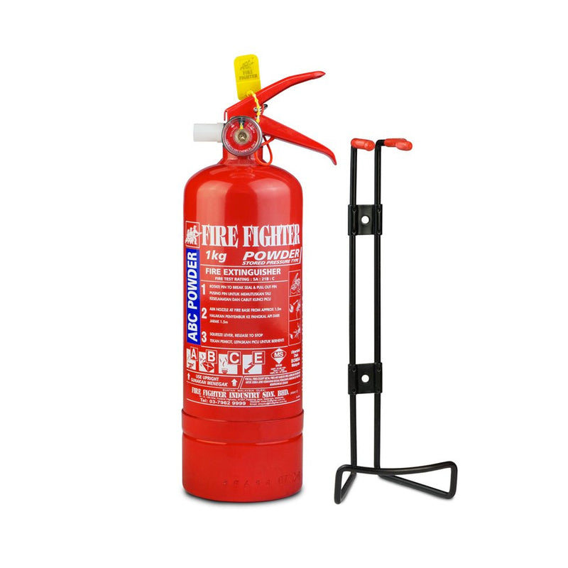 1kg ABC dry powder fire extinguisher, front view