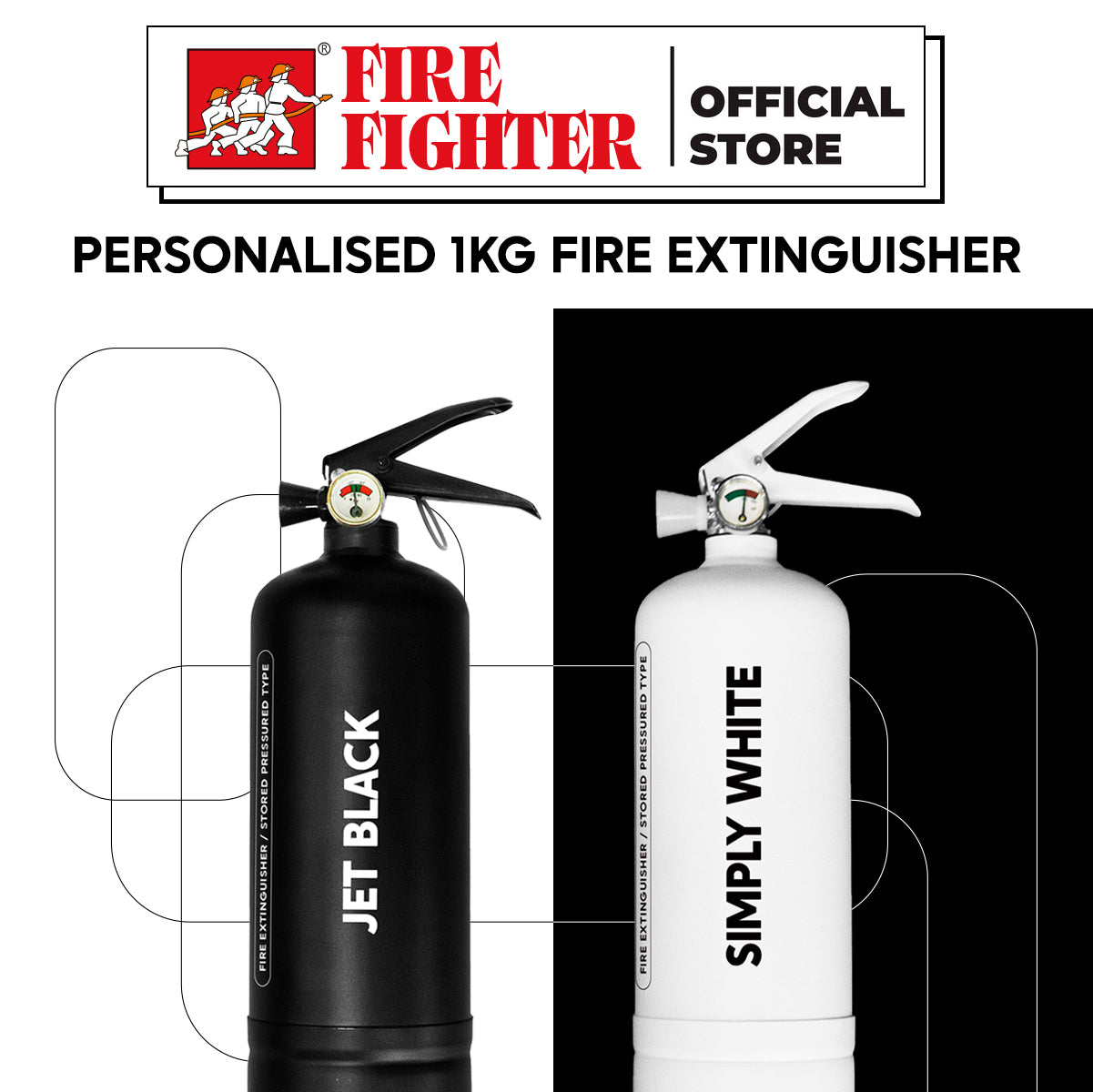 Personalised 1kg Fire Extinguisher
