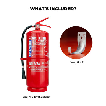 9KG ABC Dry Powder Fire Extinguisher (BOMBA LICENSE INCLUDED)