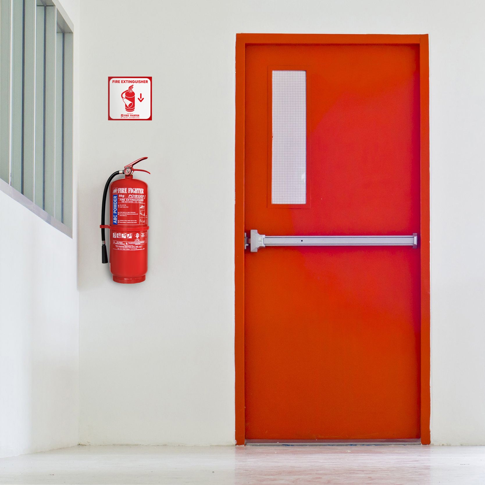 FF Fire Extinguisher Signage
