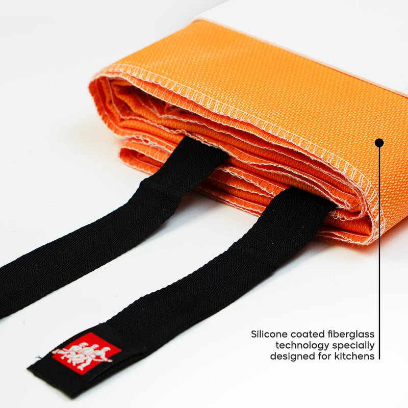 Silicone-coated fibreglass fabric