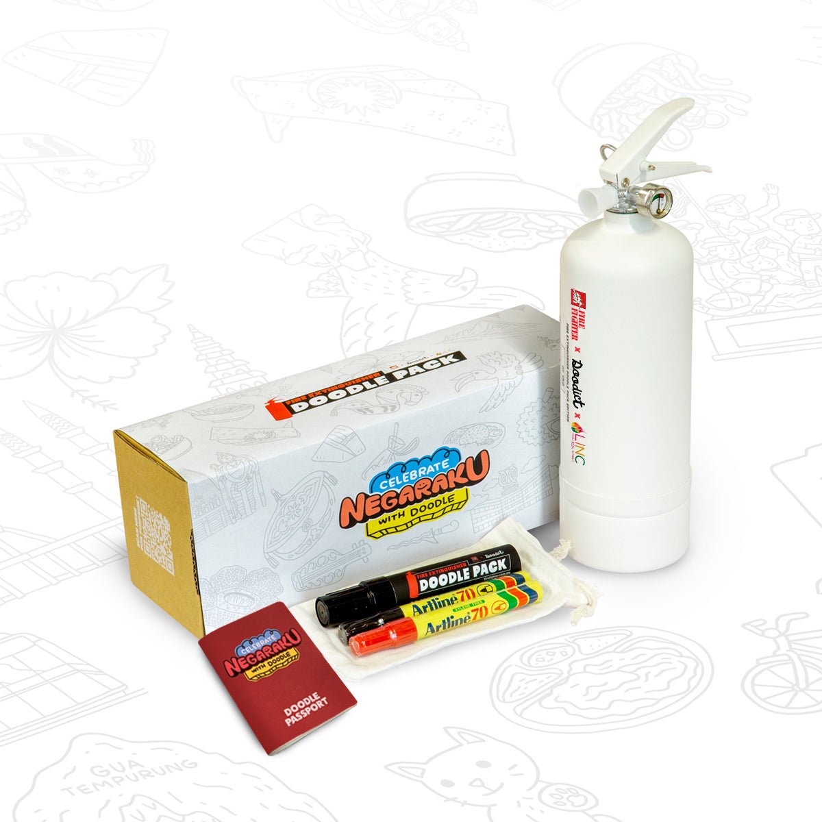 FFI x Doodict x The LINC KL Collaboration (Doodle Pack) - Fire Fighter Industry