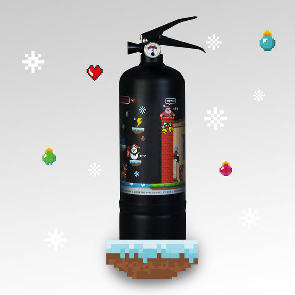 Naughty or Nice X'mas Edition 1kg Fire Extinguisher