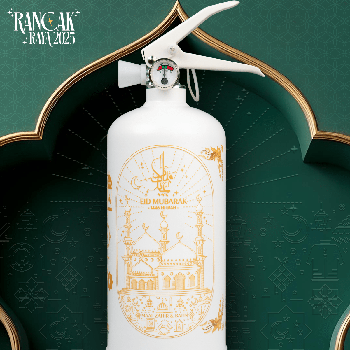 Rancak Raya 2025 (Customizable 1kg Fire Extinguisher) - Fire Fighter Industry