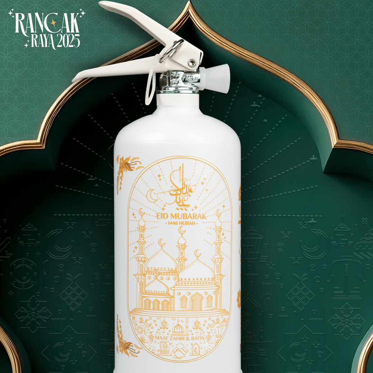 Rancak Raya 2025 (Customizable 1kg Fire Extinguisher) - Fire Fighter Industry