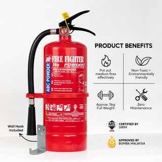 The Dynamic Duo (3kg Fire Extinguisher + Fire Blanket) - Fire Fighter Industry