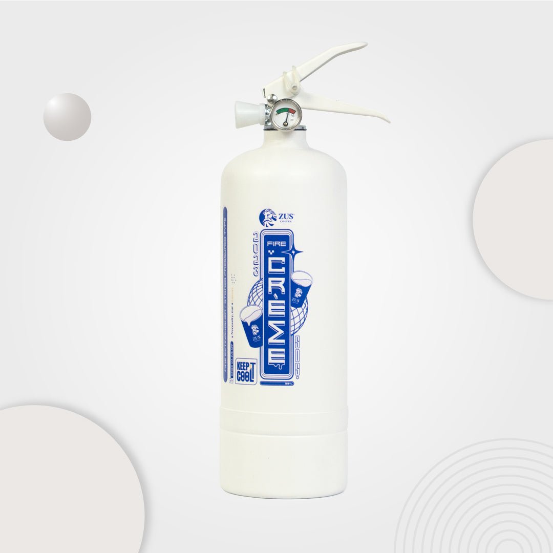 ZUS x Fire Fighter - LIMITED EDITION 1KG FIRE CRÉME EXTINGUISHER - Fire Fighter Industry