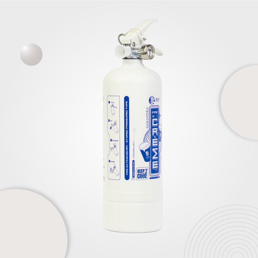 ZUS x Fire Fighter - LIMITED EDITION 1KG FIRE CRÉME EXTINGUISHER - Fire Fighter Industry
