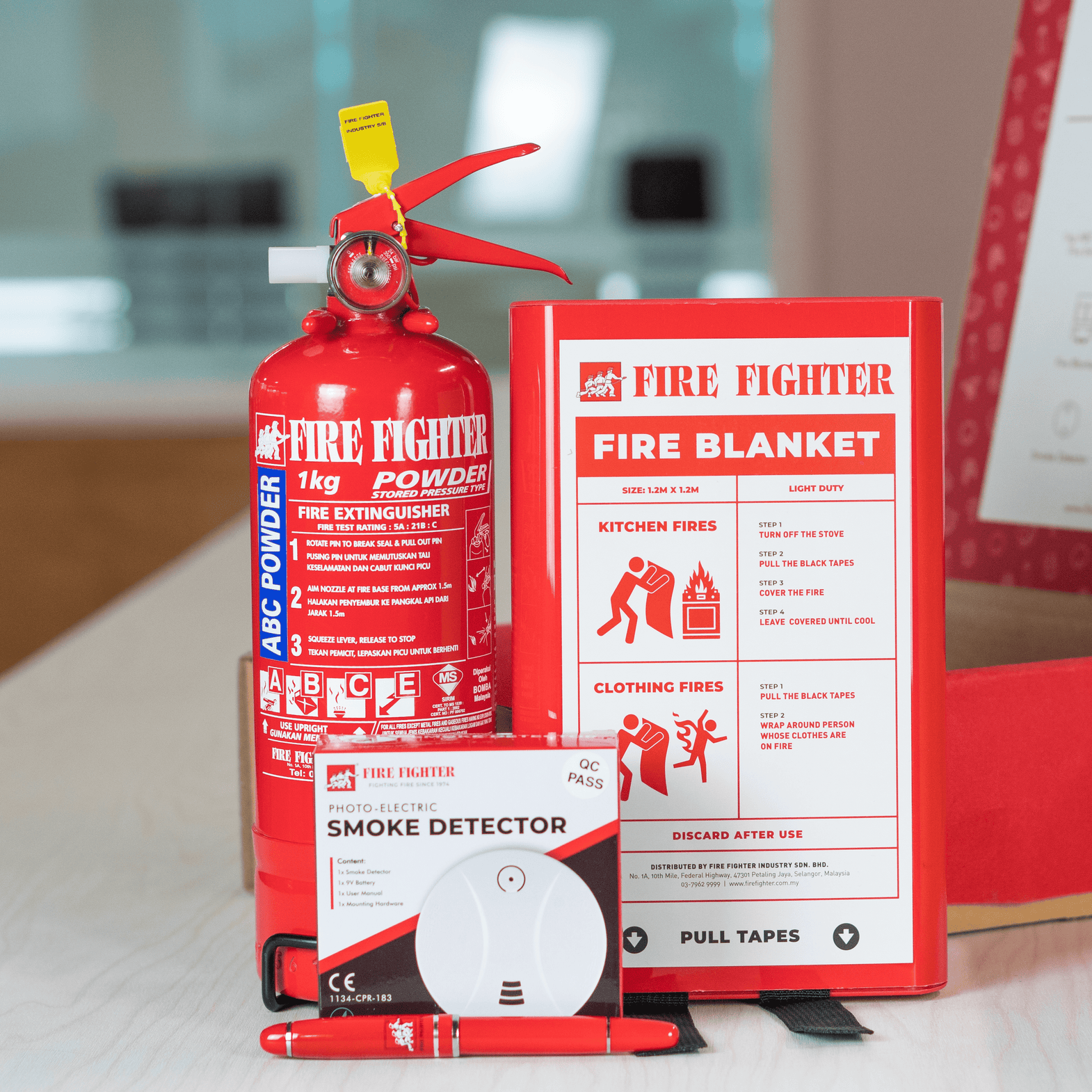 Fire Fighter Fireproof Gift Pack