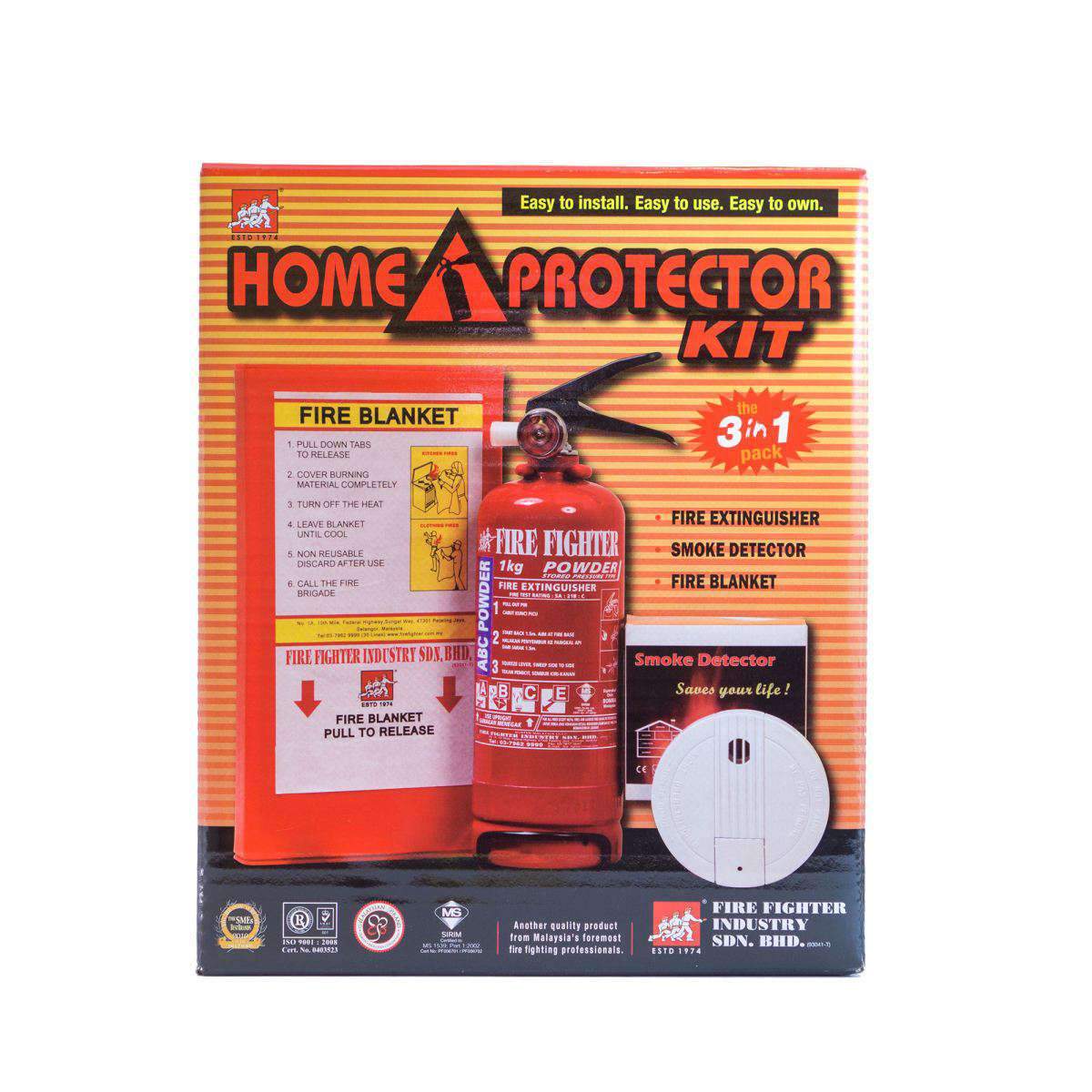 Home Protector Kit (RM255 value) Fire Fighter 