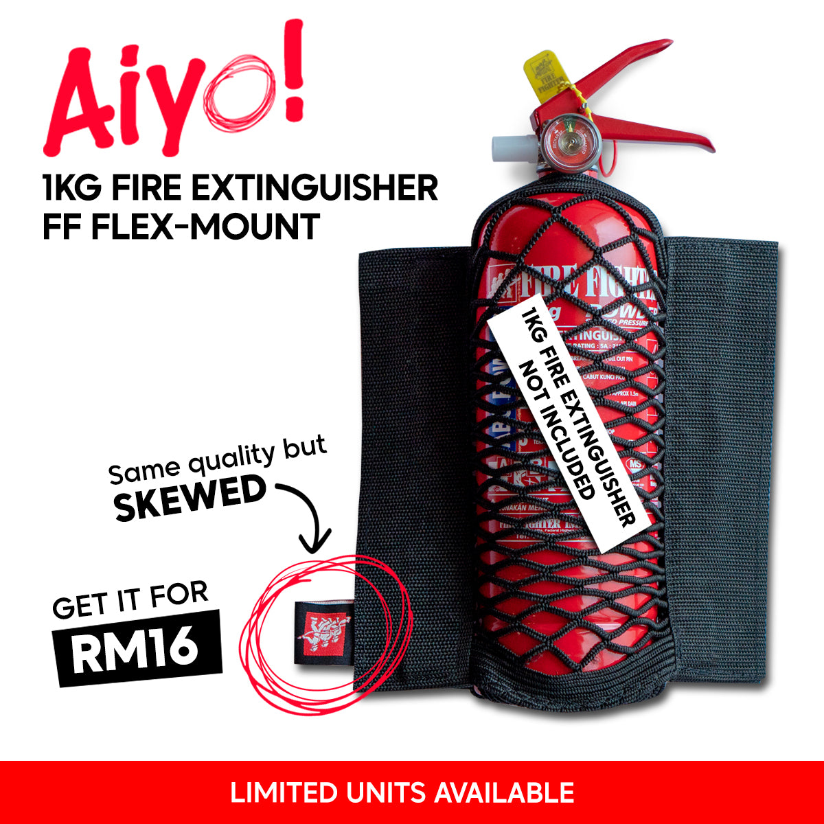 FF Flex-Mount (Fire Extinguisher holder for car)